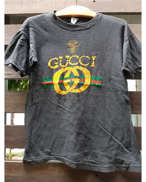 vintage gucci t shirt bootleg|original bootleg gucci shirts.